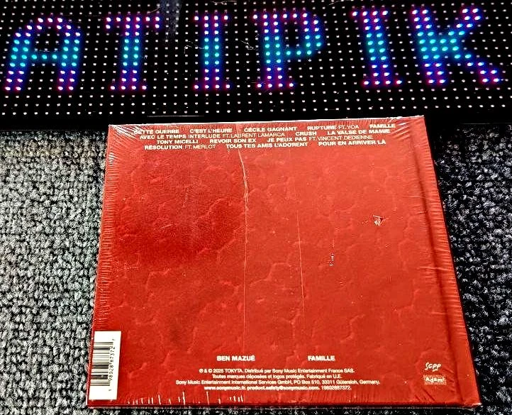 🎵 CD Neuf - Ben Mazué  - Famille - Album 2025 Sous Blister Sony Music 🔥 – photo 2